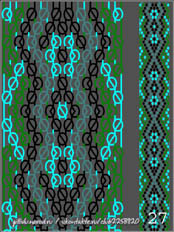 схемы плетения фенечек, 20 ниток