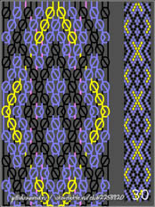 схемы плетения фенечек, 20 ниток