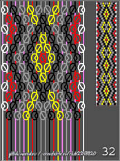 схемы плетения фенечек, 20 ниток