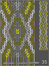 схемы плетения фенечек, 20 ниток