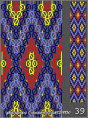 схемы плетения фенечек, 20 ниток