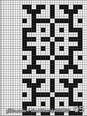 схемы плетения фенечек, геометрический узор