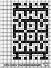 схемы плетения фенечек, геометрический узор