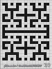 схемы плетения фенечек, геометрический узор